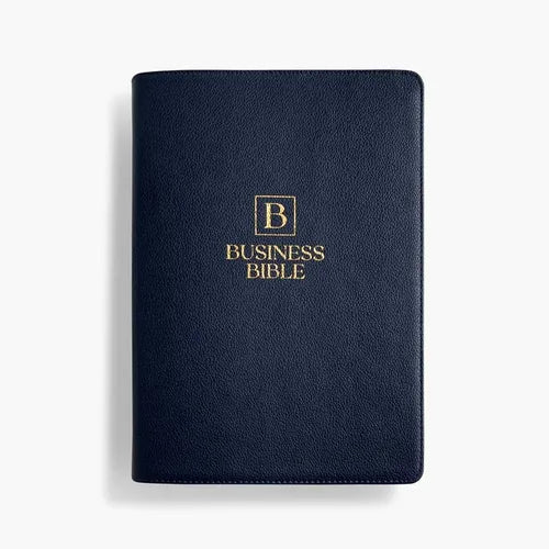Business Bible: Gold Letter Edition: The Bible from a Business Perspective Over 100 Articles, Briefs, & Case Studies All the Bible's Business Principl - Leather