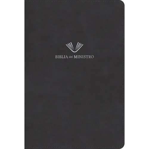 Rvr 1960 Biblia del Ministro, Edición Ampliada, Negro Piel Fabricada - Bonded Leather