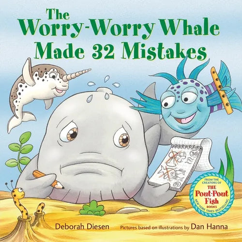 The Worry-Worry Whale Made 32 Mistakes - Hardcover