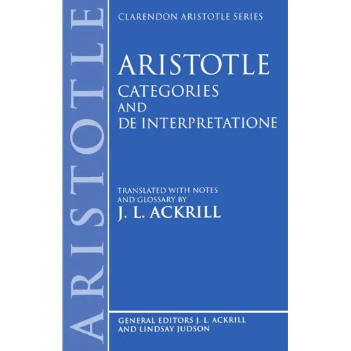Aristotle Categories and de Interpretatione - Paperback