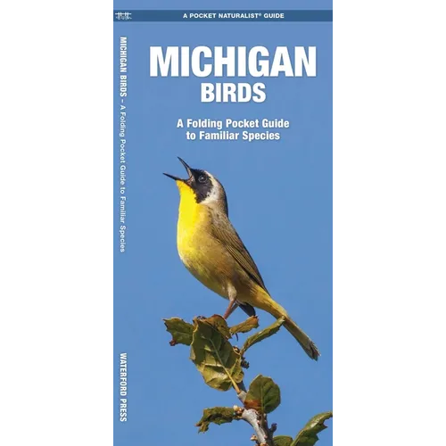 Michigan Birds: A Folding Pocket Guide to Familiar Species - Paperback