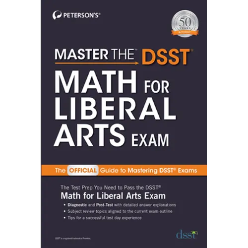 Master the Dsst Math for Liberal Arts Exam - Paperback