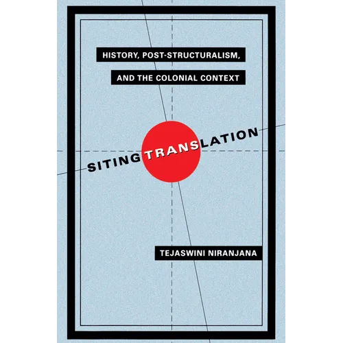 Siting Translation - Paperback
