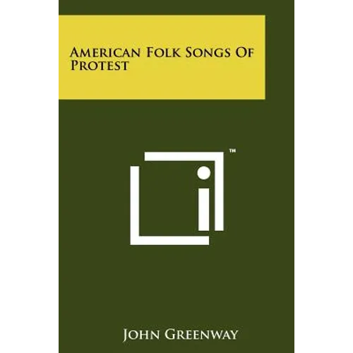 American Folk Songs Of Protest - Paperback
