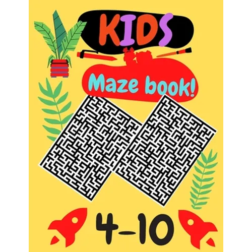 Kids maze book: Best books for 10 year old boys - Paperback