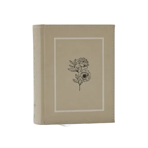 Nkjv, Journal the Word Bible, Large Print: Reflect, Journal or Create Art Next to Your Favorite Verses (Stone Leathersoft Over Board, Red Letter)