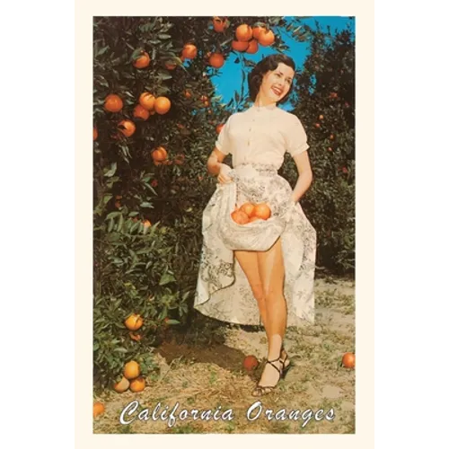 The Vintage Journal Woman with Oranges in Skirt, California - Paperback