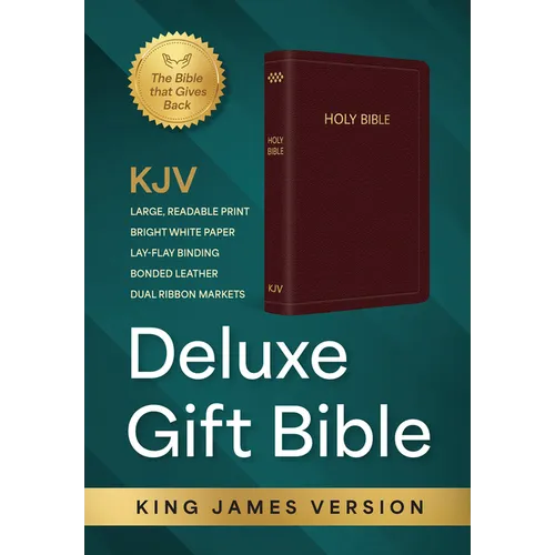 KJV Holy Bible: Deluxe Gift Bible - Burgundy Bonded Leather, Thumb Indexed: King James Version Bible - Leather