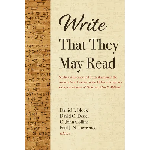 Write That They May Read - Paperback