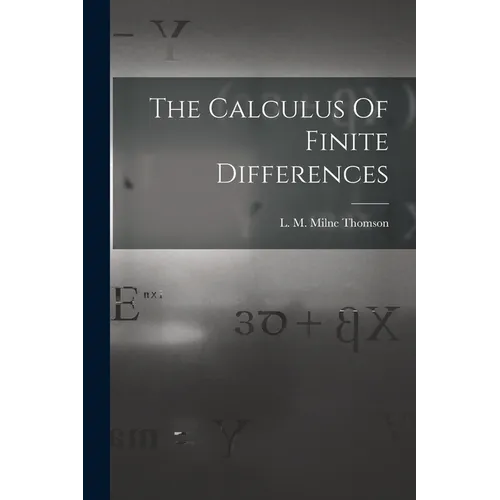 The Calculus Of Finite Differences - Paperback