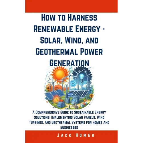 How to Harness Renewable Energy - Solar, Wind, and Geothermal Power Generation: A Comprehensive Guide to Sustainable Energy Solutions: Implementing So - Paperback