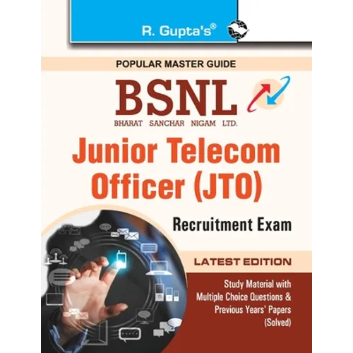 Bsnl: Junior Telecom Officer (JTO)Telecom Recruitment Exam Guide - Paperback