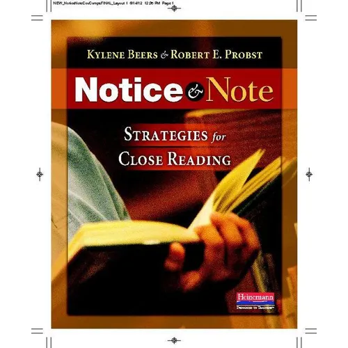 Notice & Note: Strategies for Close Reading - Paperback