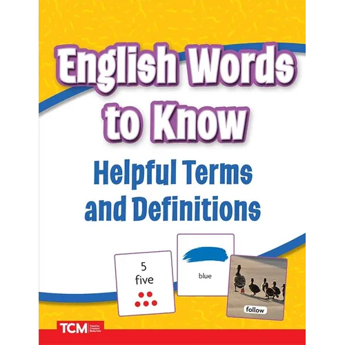 English Words to Know for Newcomers - Paperback