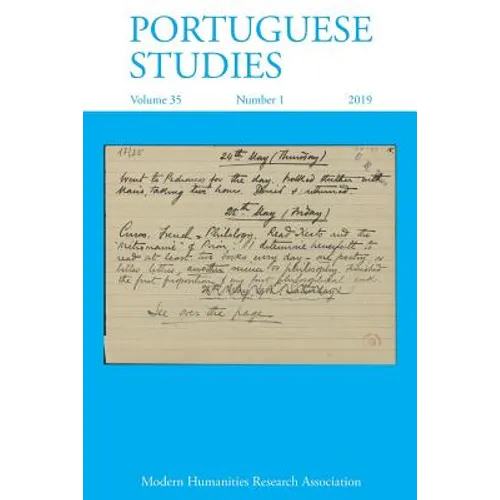 Portuguese Studies 35: 1 (2019) - Paperback