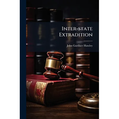 Inter-state Extradition - Paperback