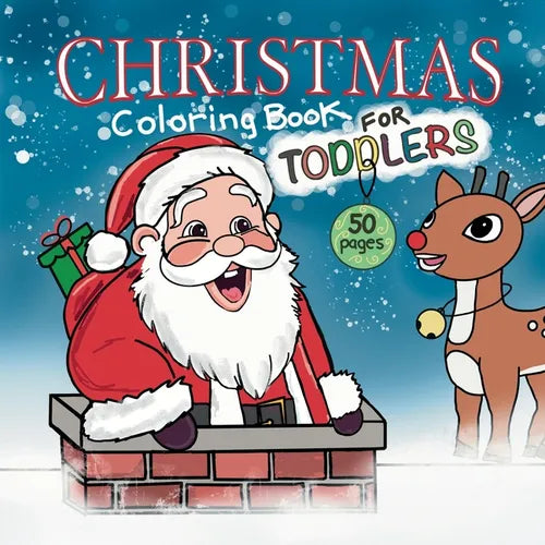 Christmas Coloring Book For Toddlers - Paperback