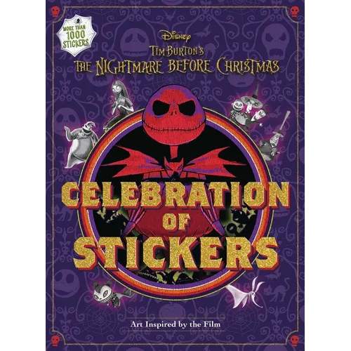 Disney Tim Burton's the Nightmare Before Christmas Celebration of Stickers