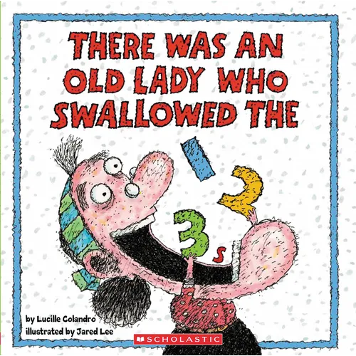 There Was an Old Lady Who Swallowed the 123s - Paperback