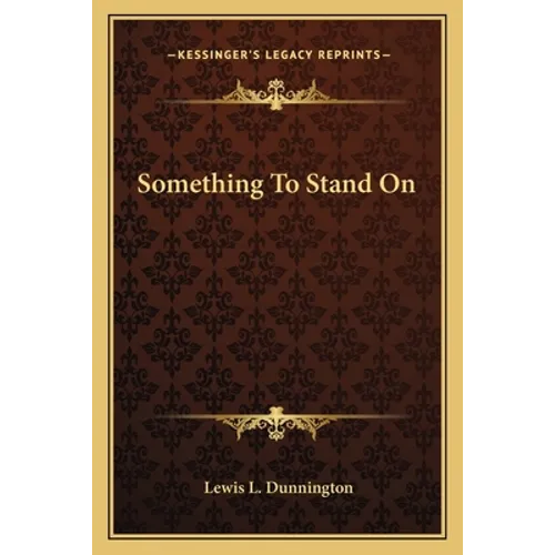 Something To Stand On - Paperback