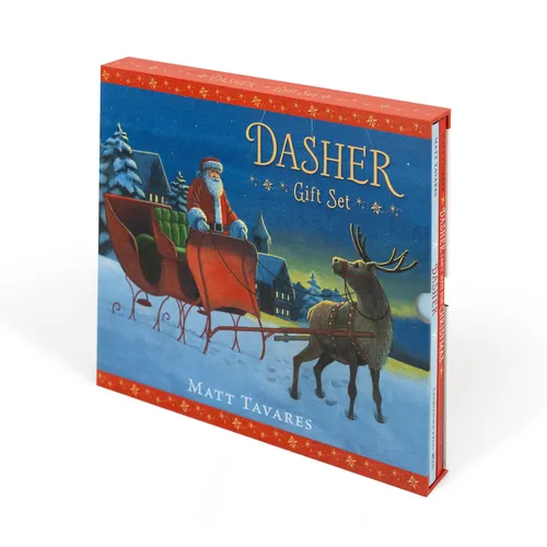 Dasher Gift Set: (Two Classic Christmas Picture Books with Press-Out Ornaments and Standees) - Hardcover