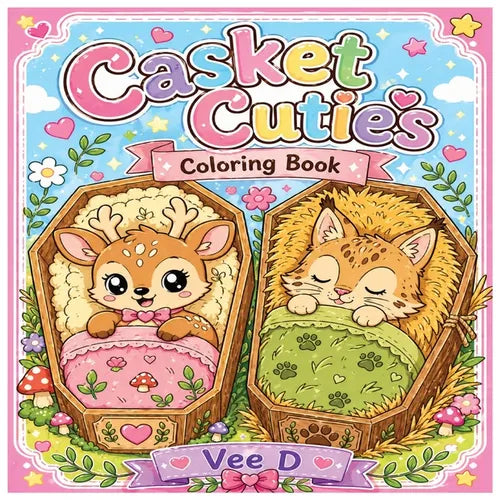 Casket Cuties Coloring Book - Paperback