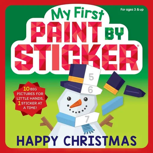 My First Paint by Sticker: Happy Christmas - Paperback