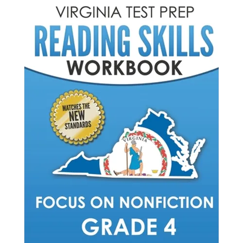 VIRGINIA TEST PREP Reading Skills Workbook Focus on Nonfiction Grade 4: Preparation for the SOL Reading Assessments - Paperback