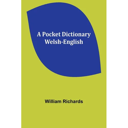 A Pocket Dictionary Welsh-English - Paperback