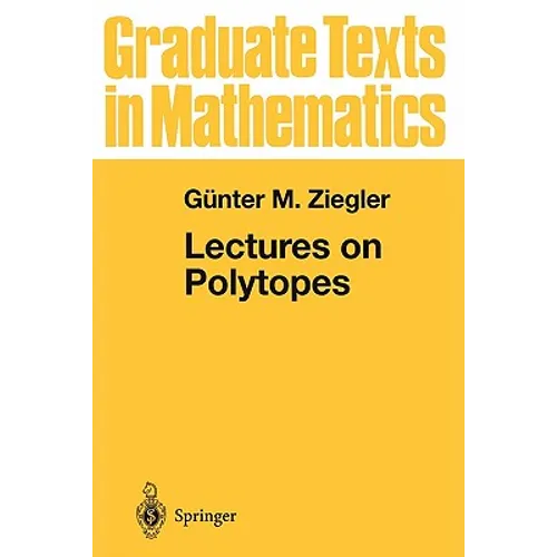 Lectures on Polytopes - Paperback