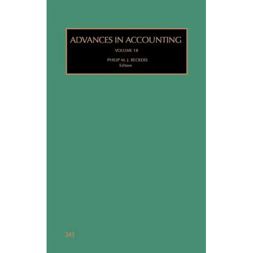 Advances in Accounting: Volume 18