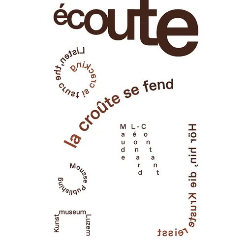 Maude Léonard-Contant: Listen, the Crust Is Cracking - Paperback