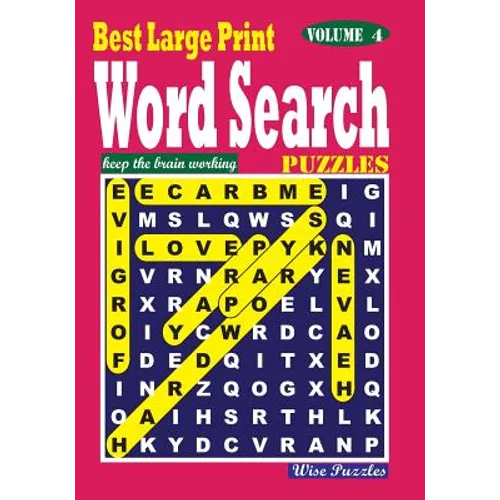 Best Large Print Word Search Puzzles, Vol. 4 - Paperback