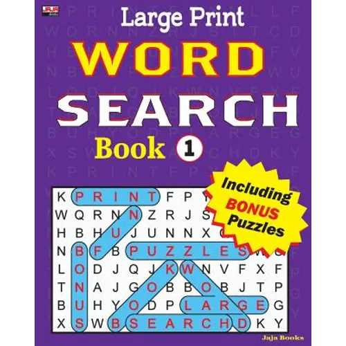 Large Print WORD SEARCH Book - Paperback