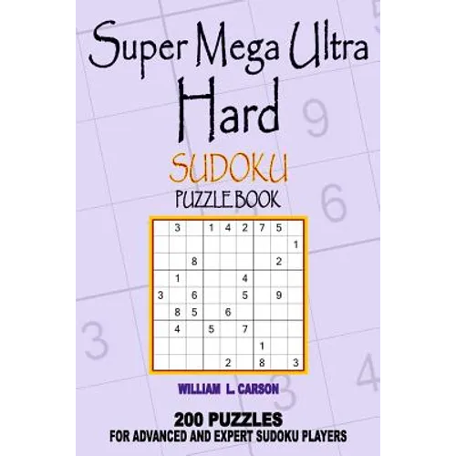 Super Mega Ultra Hard Sudoku - Paperback
