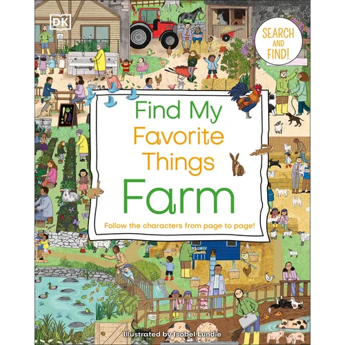 Find My Favorite Things Farm: Follow the Characters from Page to Page - Board Book