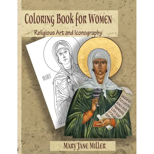 Coloring Book for Women: Religious Art and Iconography