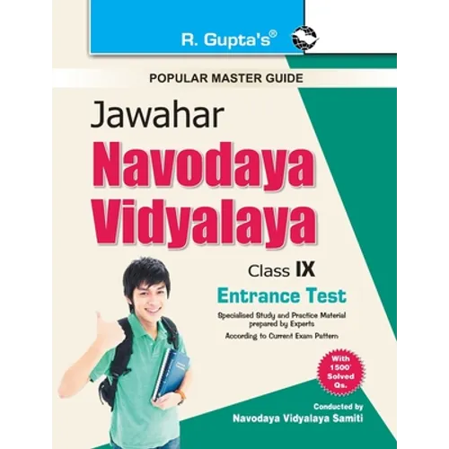 Jawahar Navodaya Vidyalaya Entrance Exam Guide for (9th) Class IX - Paperback