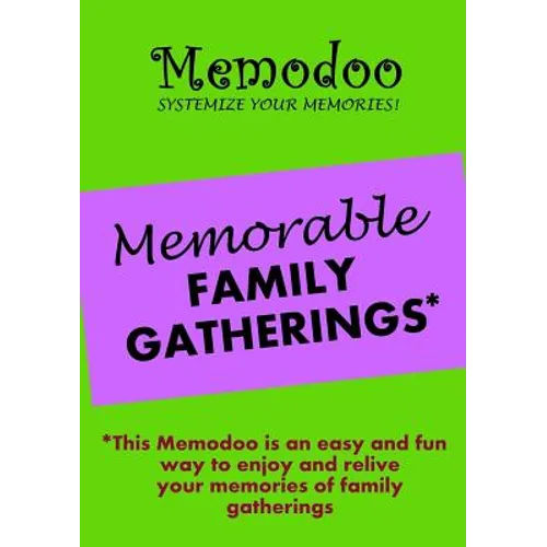 Memodoo Memorable Family Gatherings - Paperback