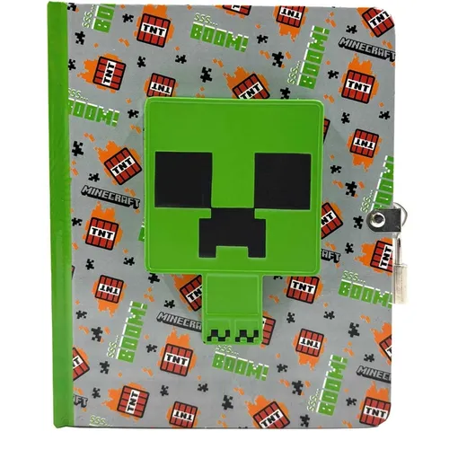 Minecraft: Creeper Squishy Lock & Key Diary