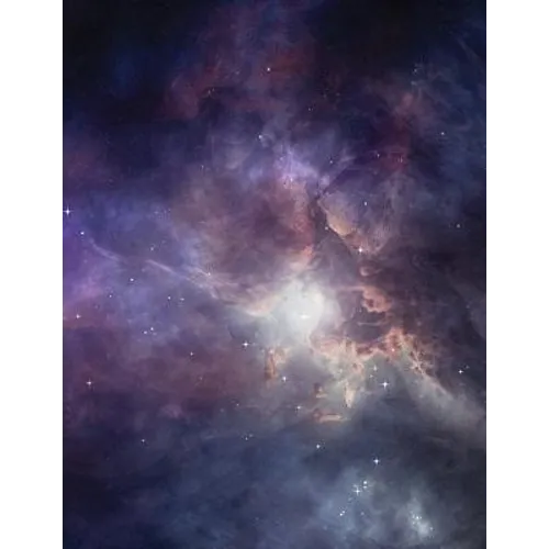 The World's Largest Sketchbook: Purple Celestial Space Draw, Doodle, or Sketch