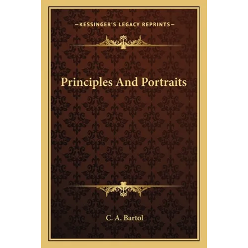 Principles And Portraits - Paperback