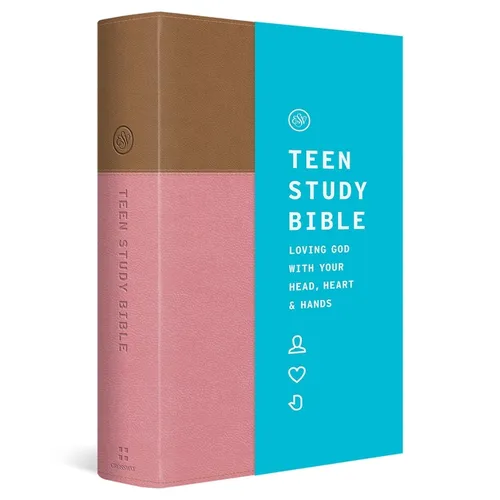 ESV Teen Study Bible (Trutone, Blush/Caramel) - Imitation Leather