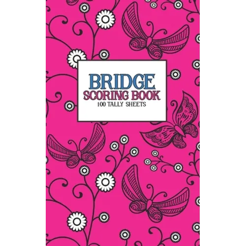 Bridge Scoring Book: 100 Tally Sheets