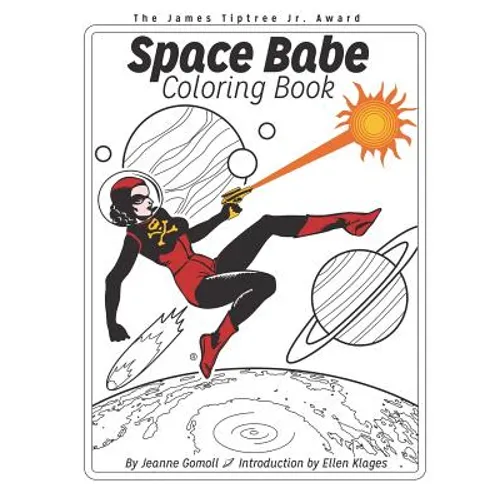 Space Babe Coloring Book - Paperback