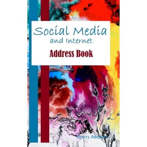 Social Media and Internet Address Book - Hardcover