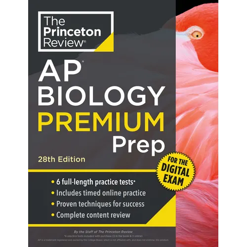 Princeton Review AP Biology Premium Prep, 28th Edition: 6 Practice Tests + Digital Practice Online + Content Review - Paperback