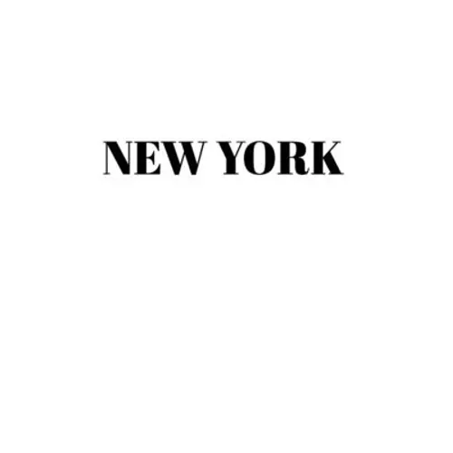New York Hardcover White Decorative Book for Decorating Shelves, Coffee Tables, Home Decor, Stylish World Fashion Cities Design - Hardcover