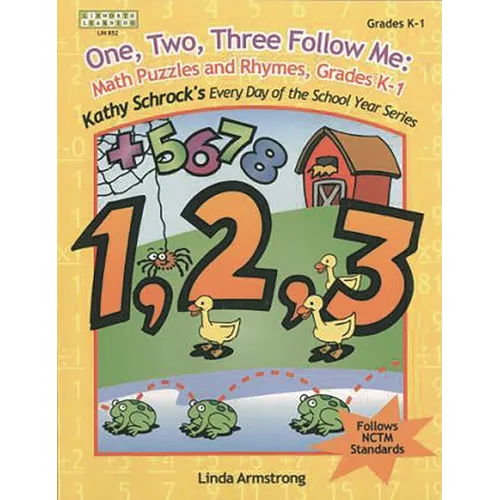 One, Two, Three, Follow Me: Math Puzzles and Rhymes, Grades K-1 - Paperback