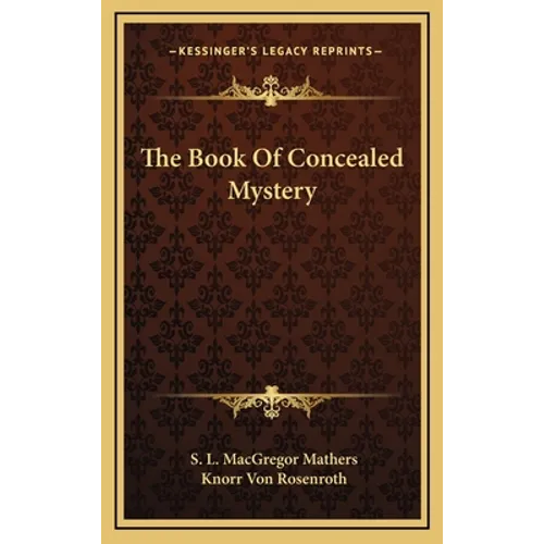The Book Of Concealed Mystery - Hardcover